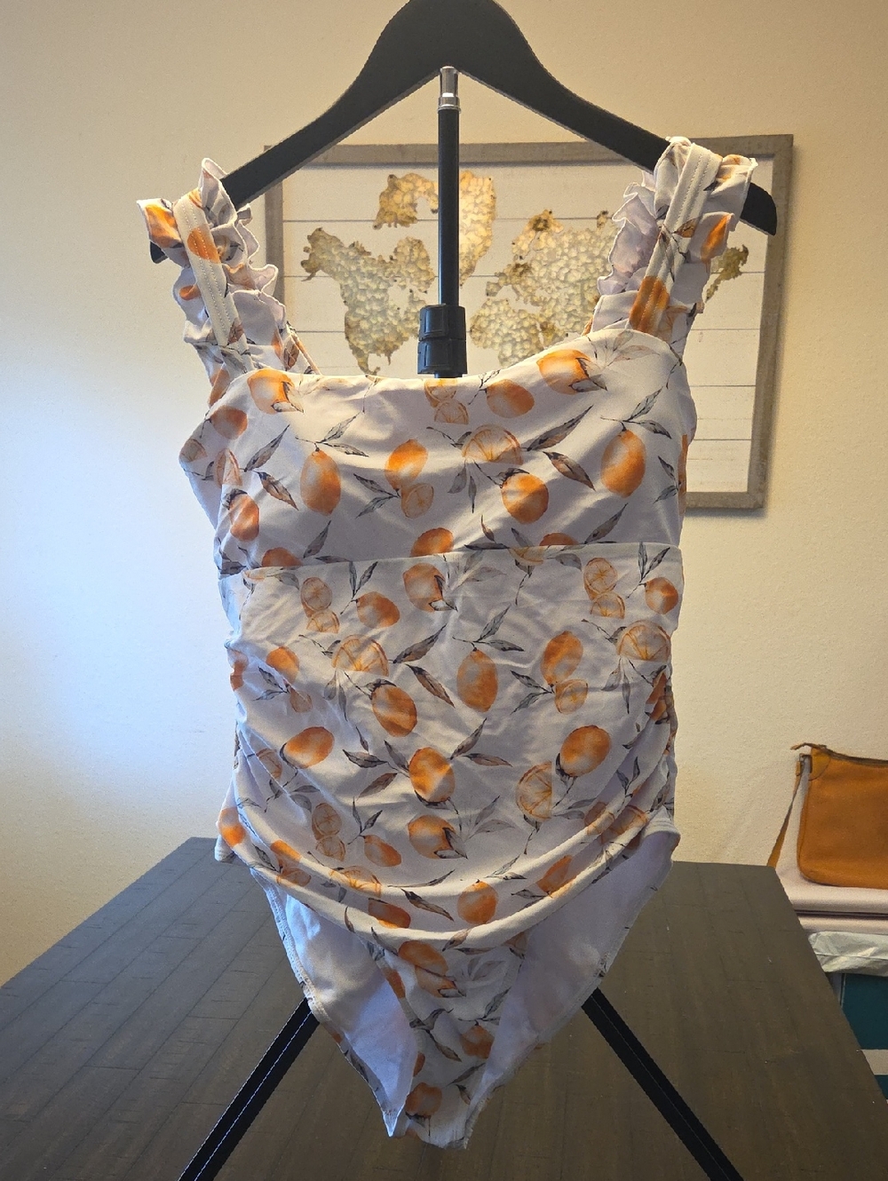 Lemon Print One-Piece Swimsuit